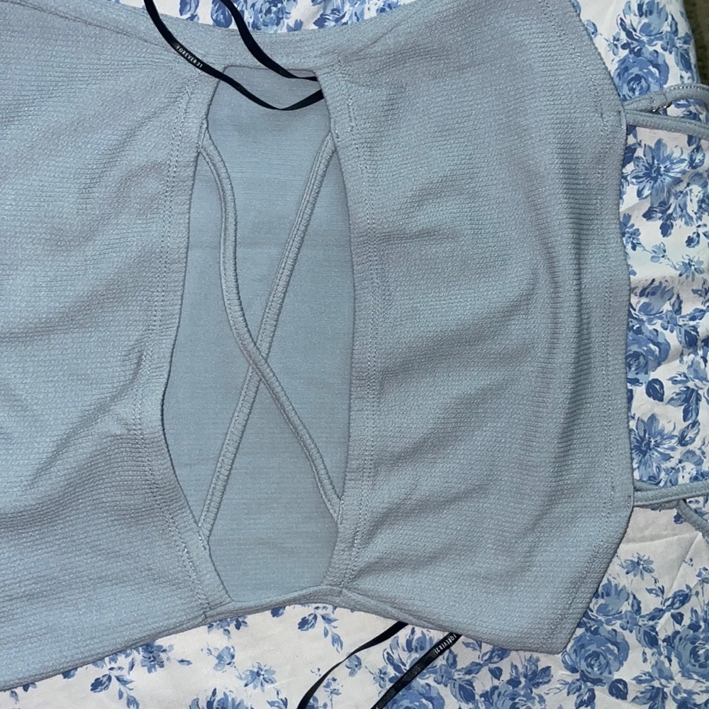 Cute forever 21 light blue dress